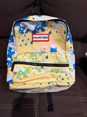 Hunter Kids Yellow & Blue Peppa Pig Rain Backpack